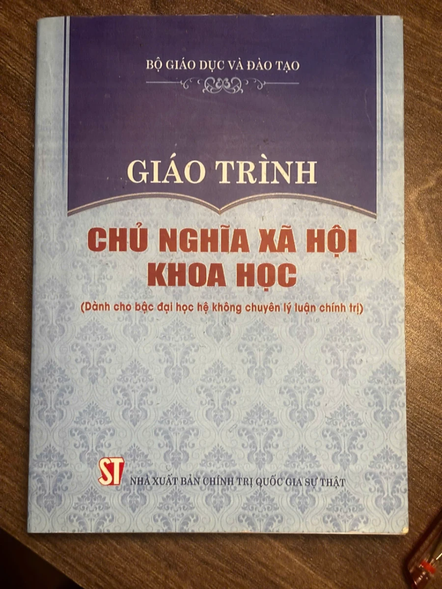 Giáo trình Chủ Nghĩa Xã Hội Khoa Học
